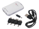 SOSHINE 2000mAh Portable Power Source for iPad iPhone iPod-White
